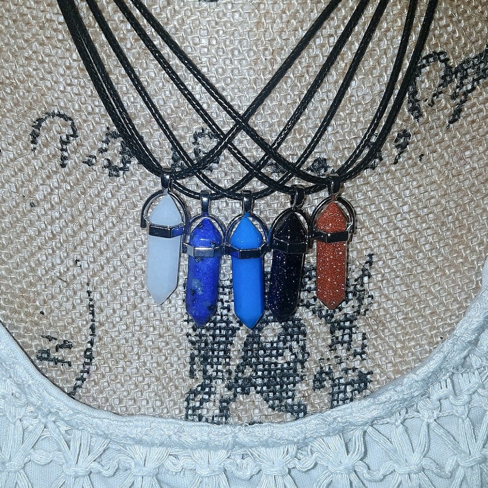 Terra Moda - Crystal Chakra healing necklace, NWT